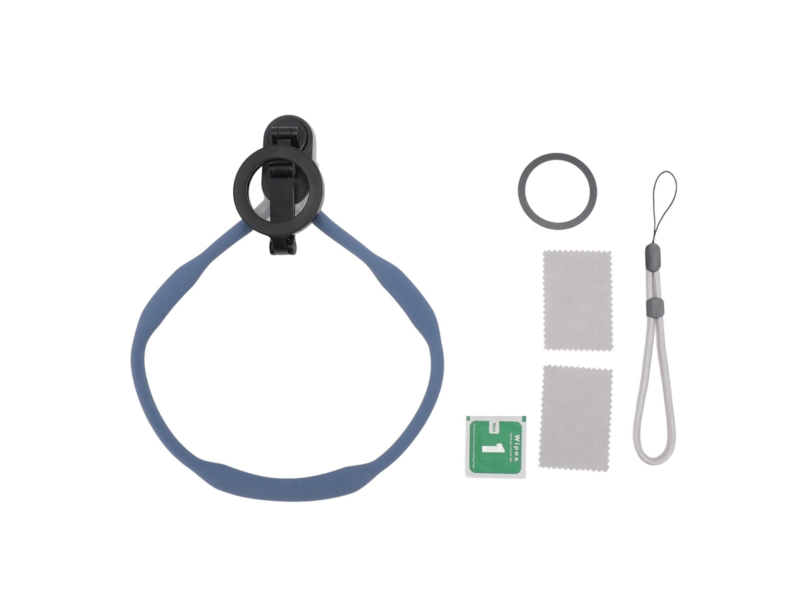 Soporte De Cuello Magnético Para Teléfonos Silicona Con Liberación Rápida Para Grabación De Vídeos Ios 15 14 13 12 Azul