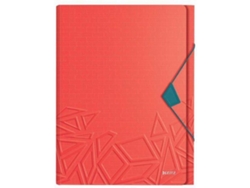 Carpeta LEITZ Con Fuelles Urban Chich A4 5 Compartimentos Rojo
