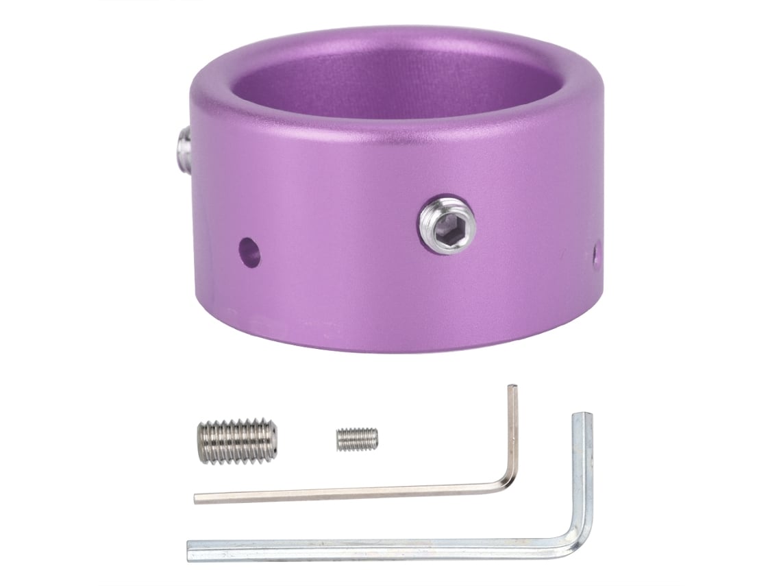 Hh-alm01 Anillo De Alarma Grande De Aleación De Aluminio Para Antena De Coche Con Ventosa, Clip Y Sensor De Borde,