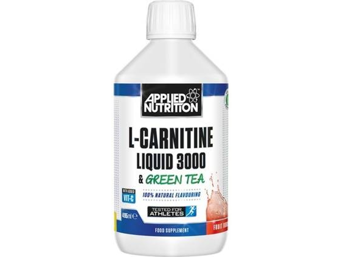 Complemento Alimenticio APPLIED NUTRITION L-Carnitine Liquid Chá Verde Maçã Azeda (495 ml)