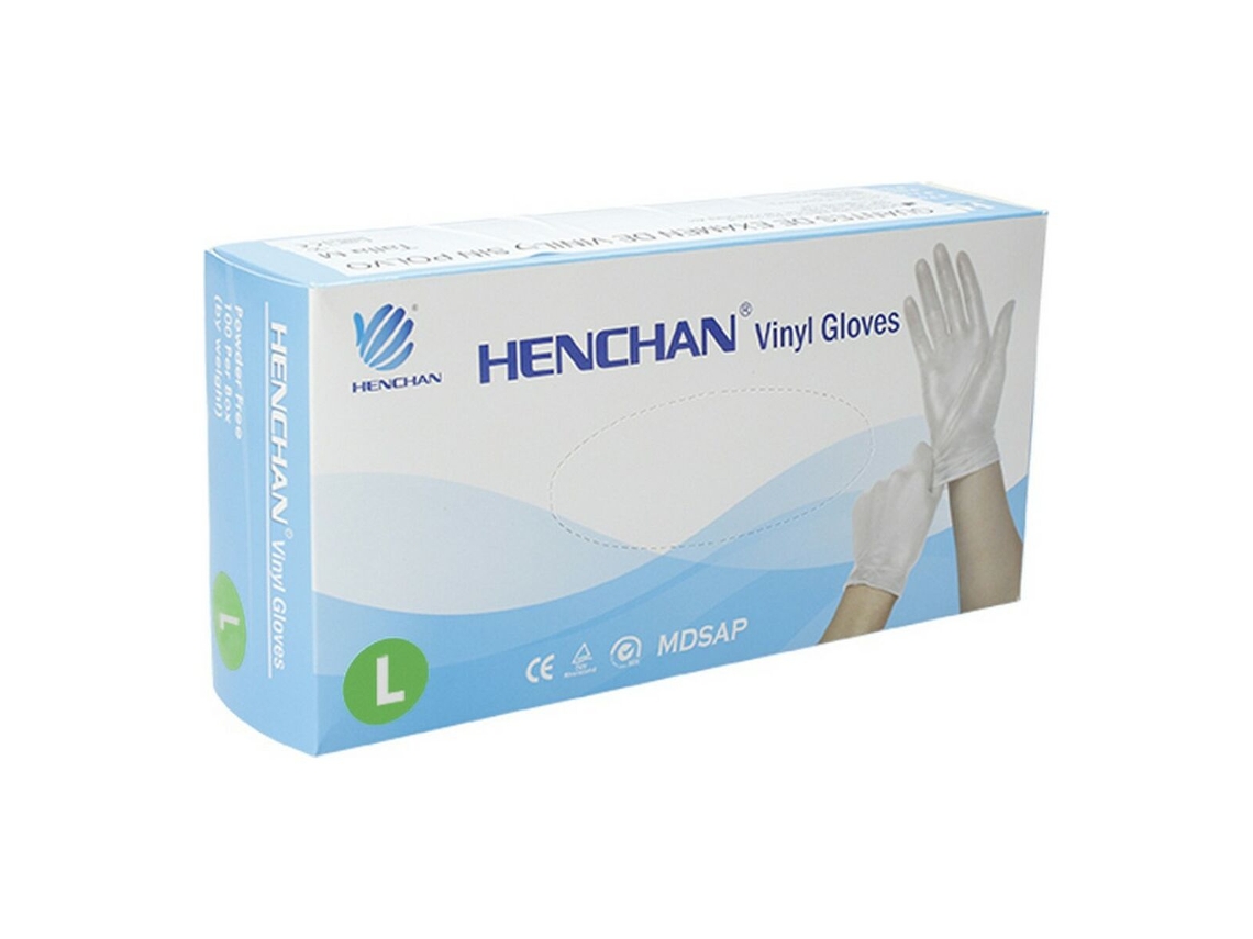 Guantes Desechables BIGBUY WELLNESS 100 Un L
