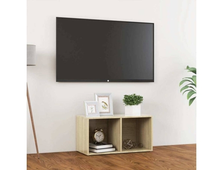 Mueble para la televisión VIDAXL Marrón Madera contrachapada (72x35x36.5 cm)