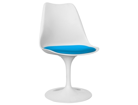 Silla de Comedor Giratoria Tulipa Blanca 45x48,50x80cm TULIP STYLE
