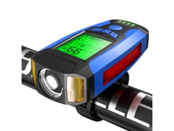 Velocímetro Para Bicicleta, Luz Delantera, Carga Usb, 300 Lúmenes, 5 Modos De Iluminación.