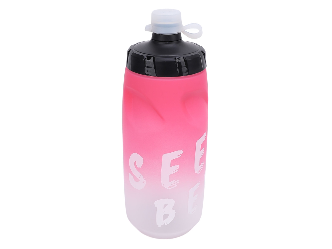 2026-botella De Agua Para Ciclismo 650ml Pp5 Tpe Anti-fuga Con Tapa De Silicona Para Deportes Al Aire Libre Fitness Running Rosa Degradado Blanco