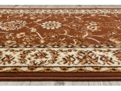 Alfombra de Pasillo Bcf Morad Klasyk Clásico Marrón 120 cm