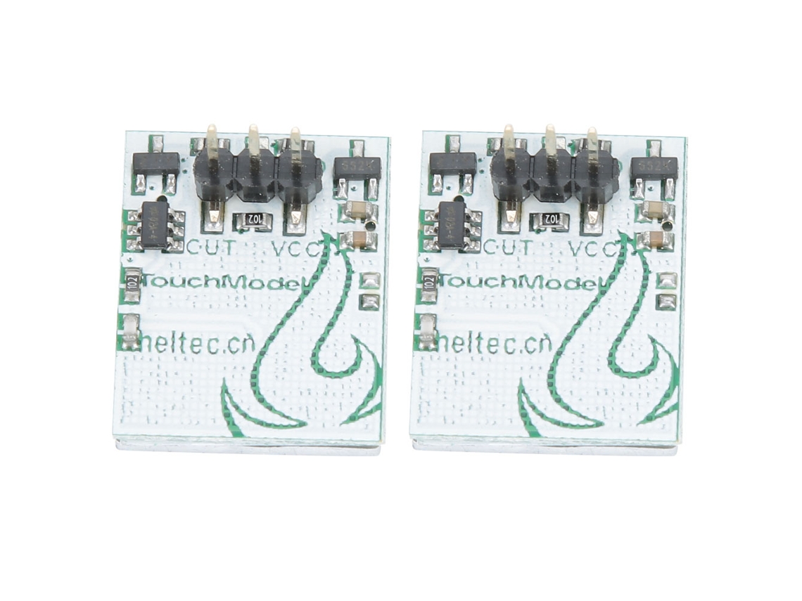 2pcs Módulo De Botón De Interruptor Táctil Capacitivo Anti-interferencia Httm 2.7v-6v (amarillo)