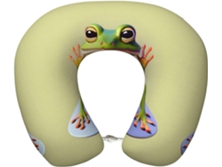 Almohada Viaje Espuma Viscoelástica Poliéster, Felpa Fácil Soporte, Ajustable Plegable: