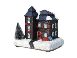 Molde de nieve LED luminoso Mengxi para el hogar, decoración navideña, adorno de regalo Hengjian