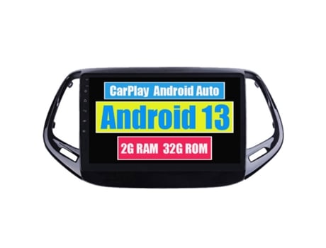 Autoradio Multimedia ROVERONE para Jeep Compass 2 MP 2016 - 2018 CarPlay Android Coche Radio Bluetooth Navegación