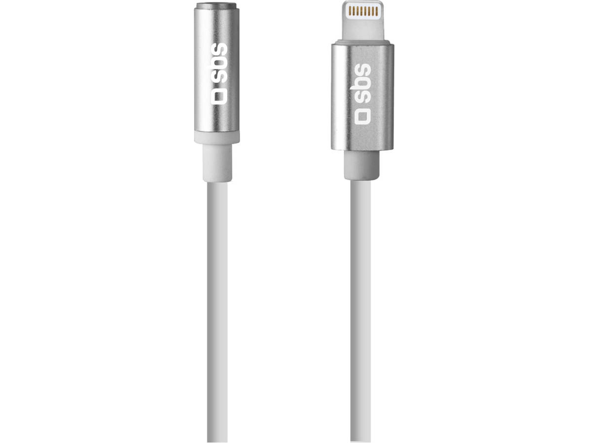 Adaptador Lightning SBS Jack 3.5 Blanco