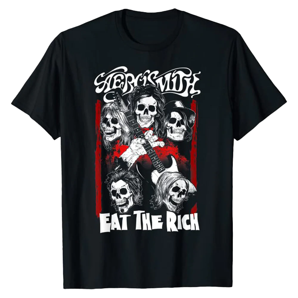 Aerosmith Eat The Rich T-shirt Unisex Rockinstone Size:xxl