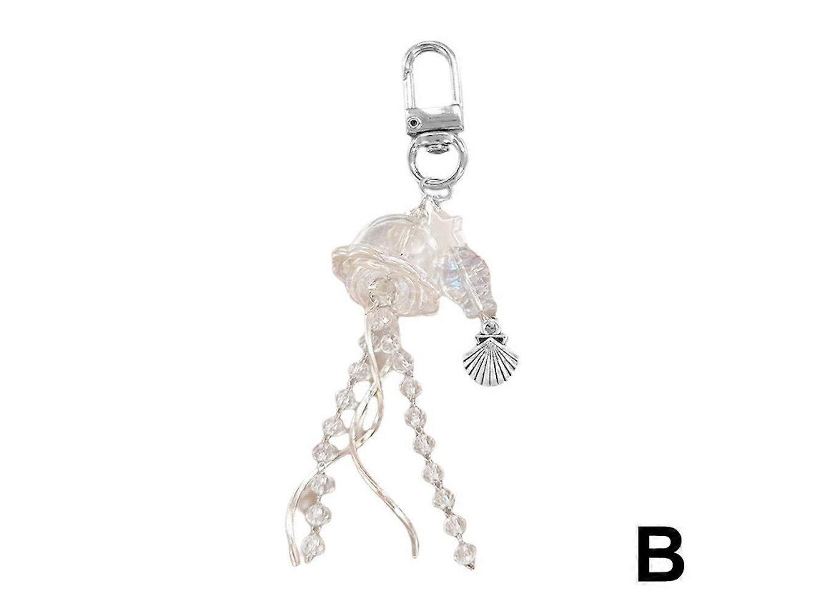 Llavero de medusa con dije para celular, accesorios para bolso, joyería y decoración Rosewell