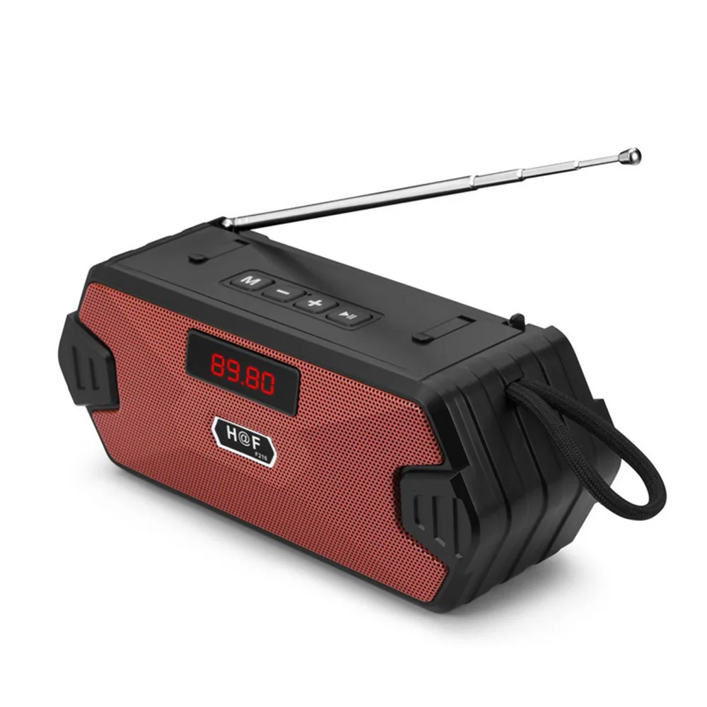 (rojo) Altavoz Inalámbrico Portátil, Altavoz Usb Inalámbrico Bluetooth