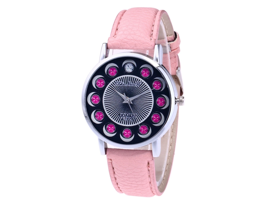 Reloj De Pulsera Casual De Cuarzo Zhoulianfa A La Moda Para Hombres Y Mujeres, Color Rosa.