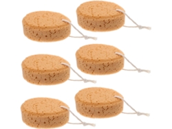 Juego de 6 esponjas de baño supersuaves, esponjas exfoliantes y cepillos de baño de Gokoco