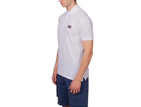 Polo de Hombre NAPAPIJRI Algodón Blanco (M)