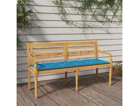 Banco VIDAXL Marrón Teca (150 cm)