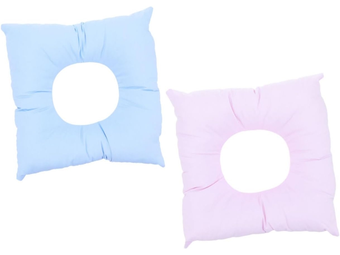 Juego De 2 Almohadas Faciales De Algodón Para Spa, Tamaño Mediano, Colchón Facial, Para Masaje