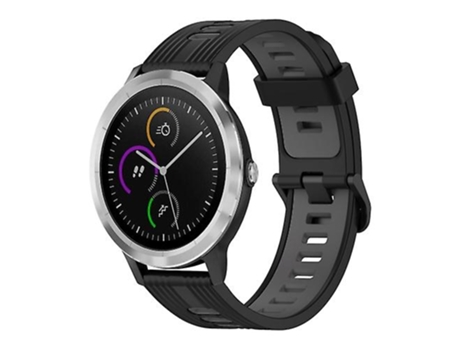 Correa Smartwatch Para Garmin Vivoactive3 20Mm Negro-Gris VENISYMLIS