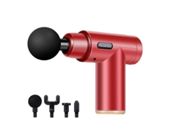 Mini pistola de masaje para aliviar el tejido profundo, masajeador muscular portátil de mano, perfecto para aliviar el dolor y viajar V USHION