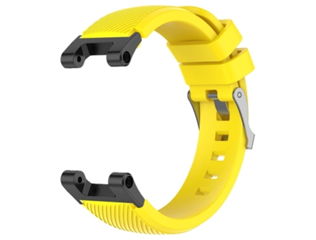 Correa de Silicona textura de sarga 22mm para Huami Amazfit T-Rex/T-Rex Pro/Ares - amarillo