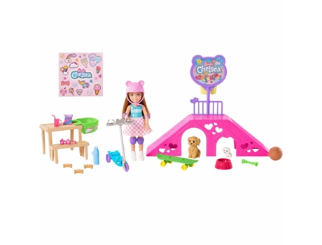Barbie Chelsea Patinadora con Accesorios