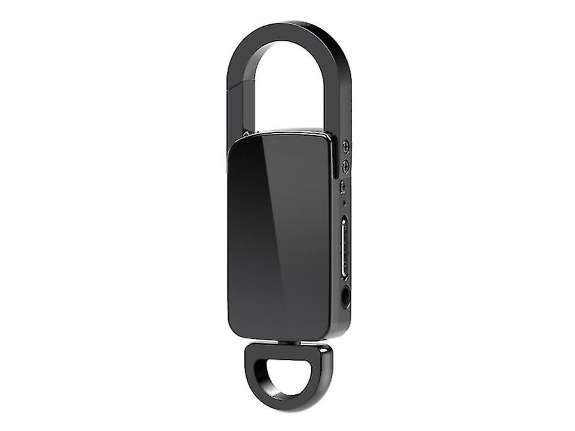 Mini grabadora digital, 320 horas de grabación, 15 horas de batería, 4 GB, Yizhood (negra)