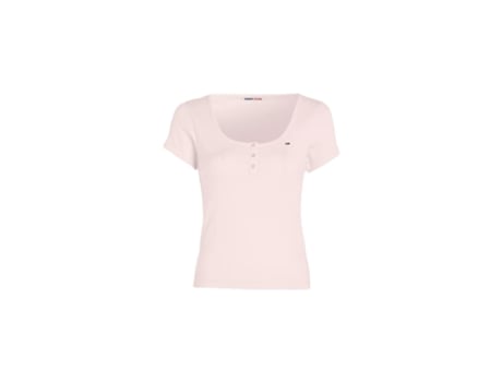 Camiseta TOMMY JEANS (M - Rosa)