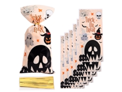 Perfectas para manos pequeñas, bolsas transparentes para dulces con diseño de dibujos animados, hechas de material no tóxico para un manejo seguro, celofán de alta calidad.