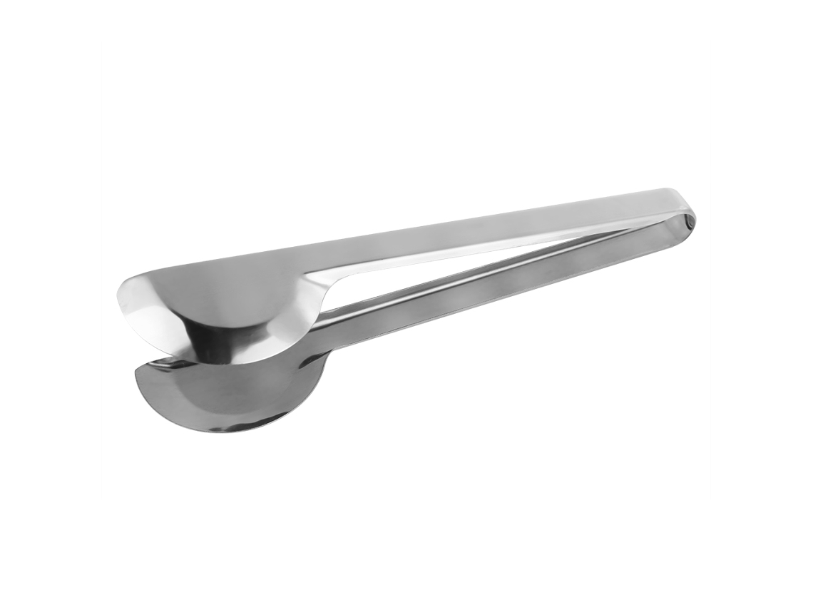 Pinzas de cocina semicirculares de acero inoxidable