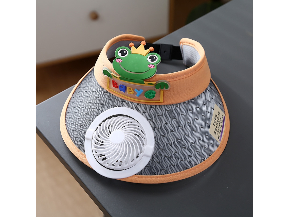 Sombrero eléctrico para el sol con ventilador, protección UV, varios colores.