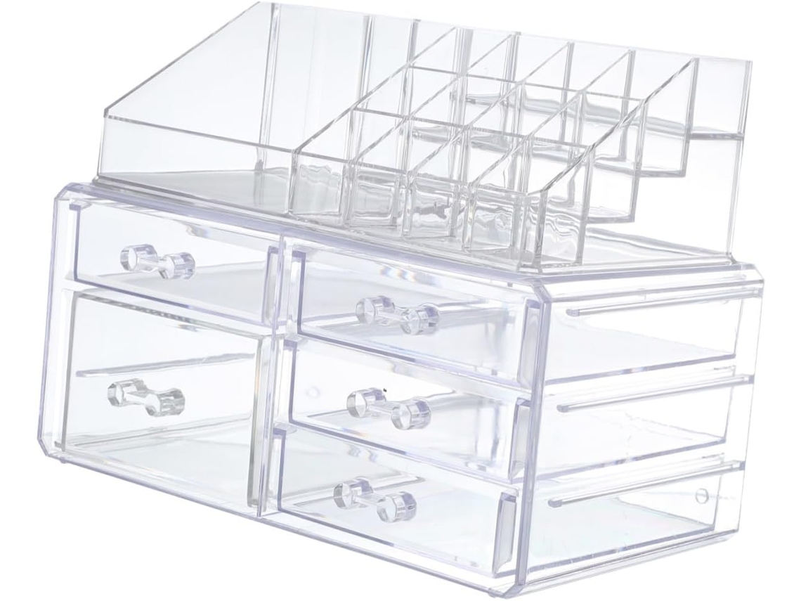 Organizador De Maquillaje Para Cajón, Caja De Cosméticos, Almacenamiento De Escritorio, Joyas Y Más.