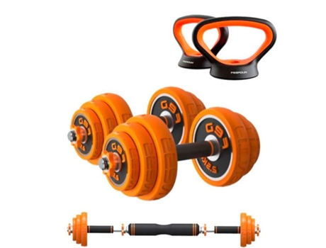 Kit De Culturismo Halteres Bar Kettlebell Xiaomi Fed Insignia 20 Kg