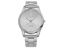 Reloj De Pulsera Unisex Vansvar Con Correa De Malla De Aleación Y Esfera Negra Y Oro Rosa.