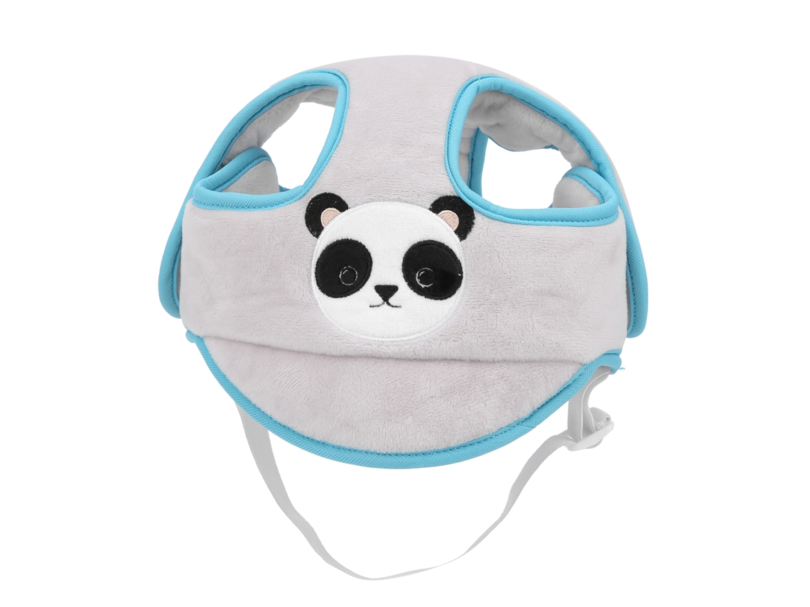 Casco Infantil Protector Anticolisión Transpirable Y Seguro Para Niños, Color Gris.