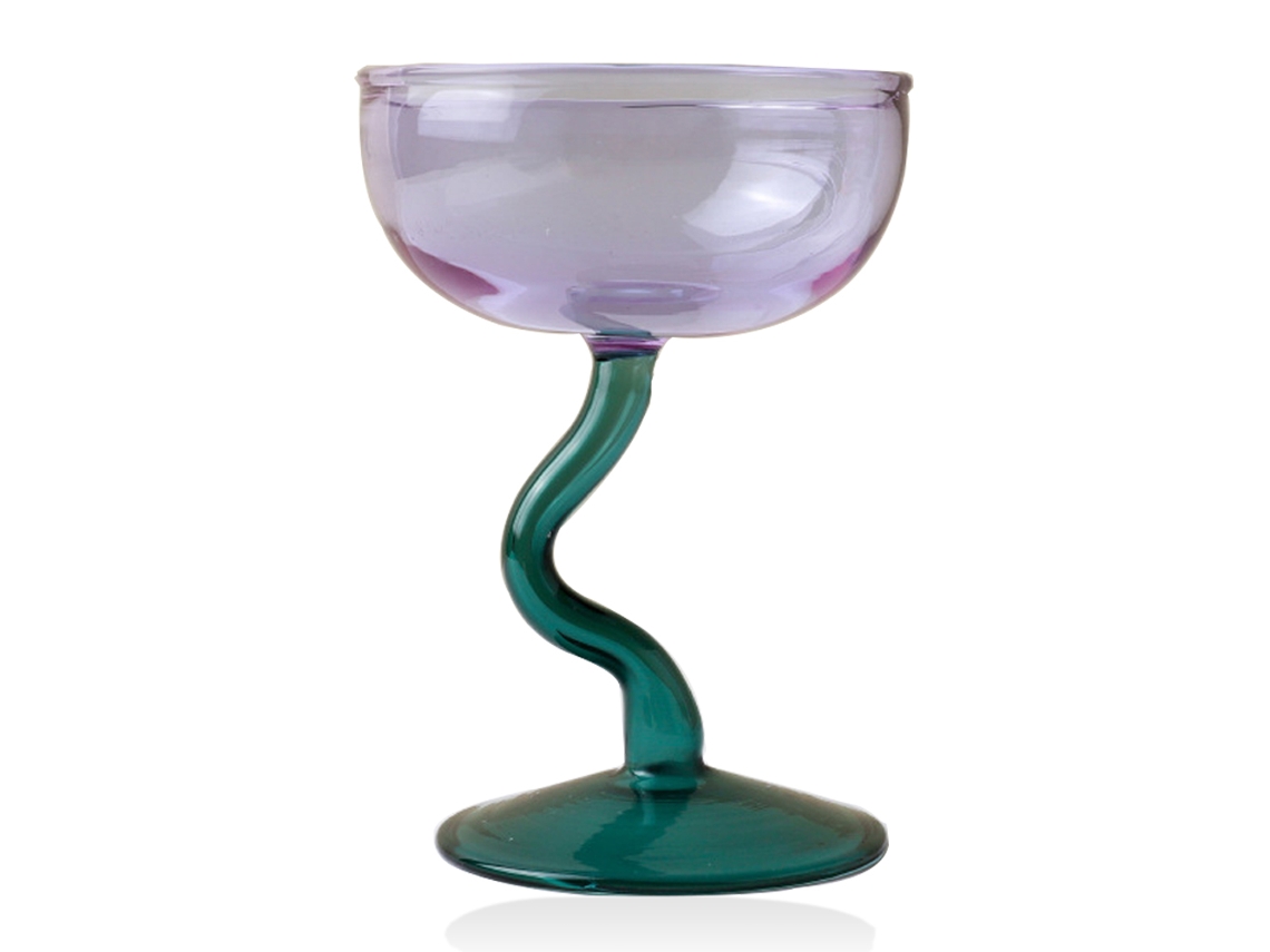 Vaso de Postre de Vidrio, 240ml, Ideal para Helados, Ensaladas y Cócteles JEIIBRZUI