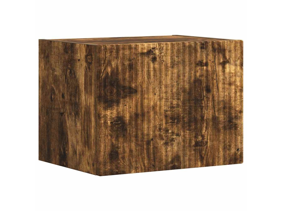 Maison Exclusive - Mueble De Tv Montado En La Pared Roble Ahumado