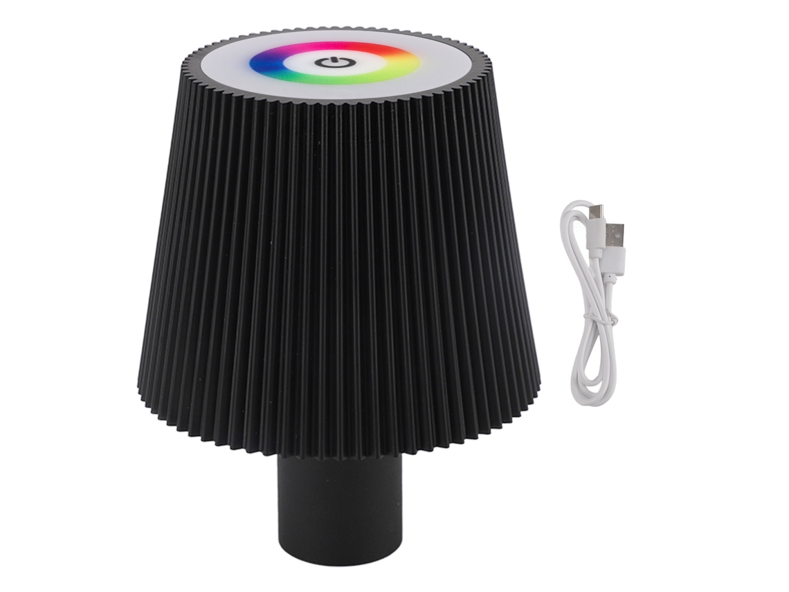 2026-lámpara De Botella Led 4000mah Ip54 Impermeable Control Táctil Ajustable Color Recargable Inalámbrica Luz Nocturna Negro