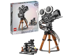 LEGO Disney: Câmara de Tributo da Walt Disney – Kit de construção do 100.º aniversário da Disney (811 peças)