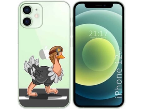 Carcasa iPhone 12 Mini (5.4) TUMUNDOSMARTPHONE Avestruz Multicolor