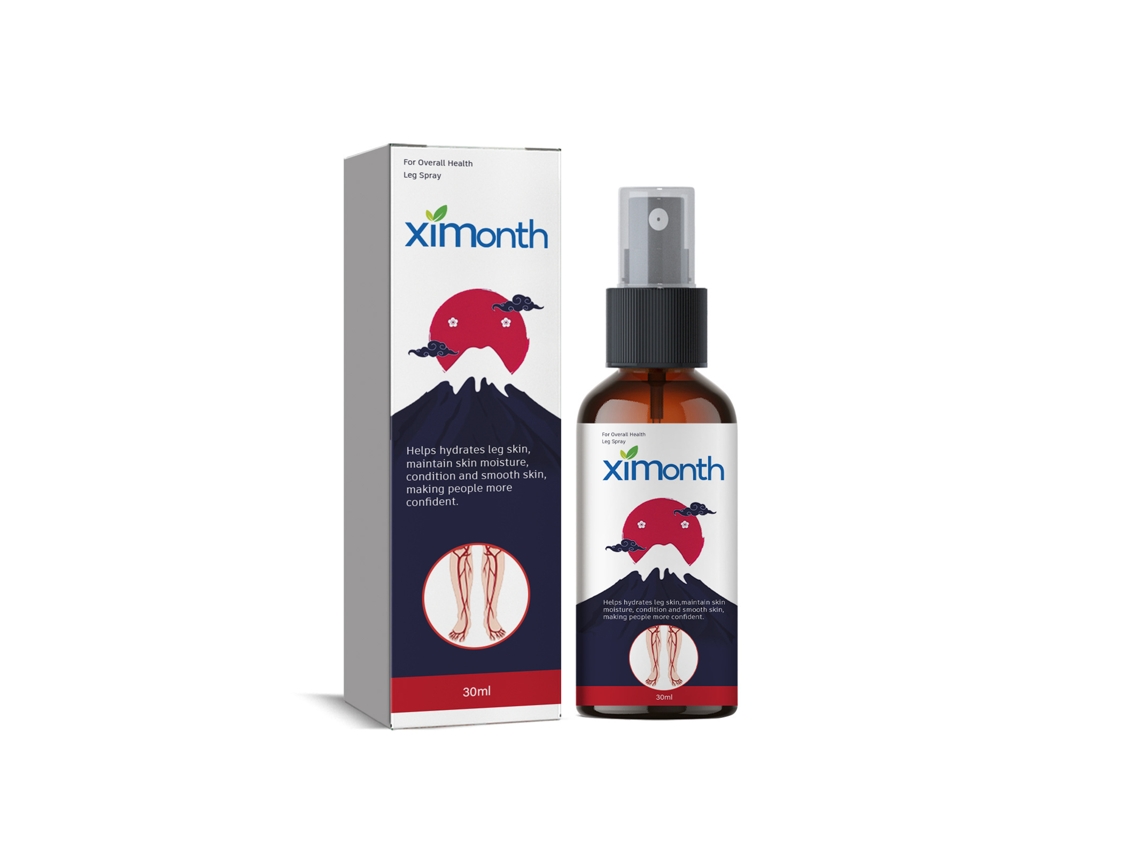 Spray para piernas para aliviar las varices y el dolor de piernas con aceite de romero, aloe vera y árnica.