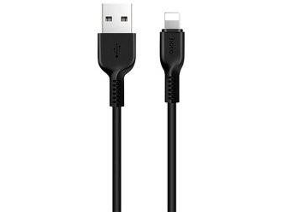 Cable HOCO X20 (Lightning - 1m - Negro)