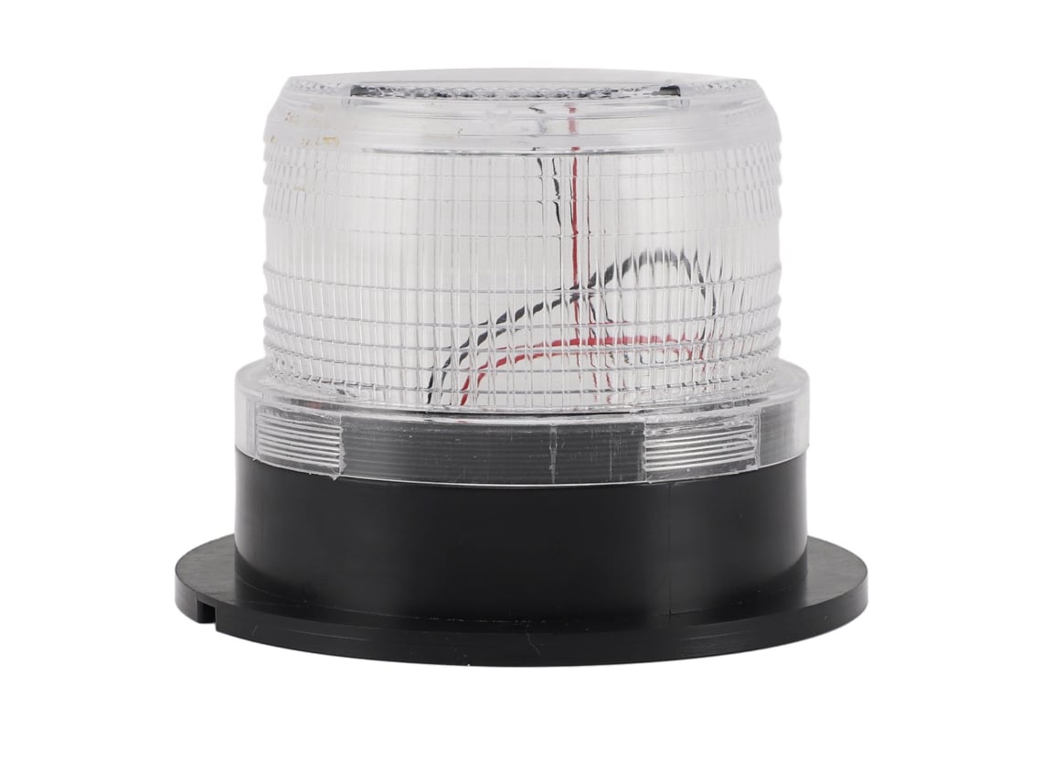 Luz De Advertencia De Emergencia Led Solar, Impermeable, Con Base Magnética Para Vehículos, Rojo-azul.