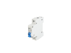 Disyuntor miniatura de 1 polo, 400 V, protector contra fugas eléctricas, instalación en riel DIN doméstico