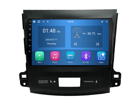 Autoradio 4GB RAM64GB ROM ROVERONE para Mitsubishi Outlander 2 CW0W 2005-2011 para Citroen C-Crosser para Peugeot 4007 2007-2012 CarPlay Android Co...