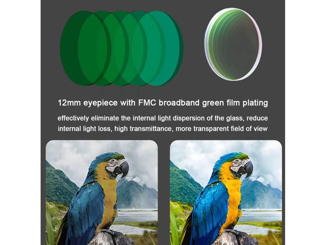 Monocular Compacto 8*20 Portátil Para Observar Aves, Pesca, Viajes Y Turismo