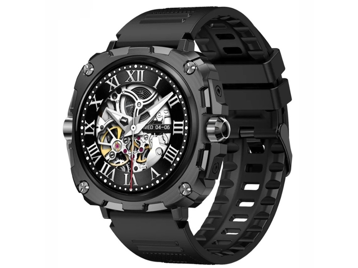 Reloj inteligente con construcción de metal, recordatorios de salud, diseño robusto, resistente al agua y seguimiento de deportes al aire libre para hombres. Pr Bestvite