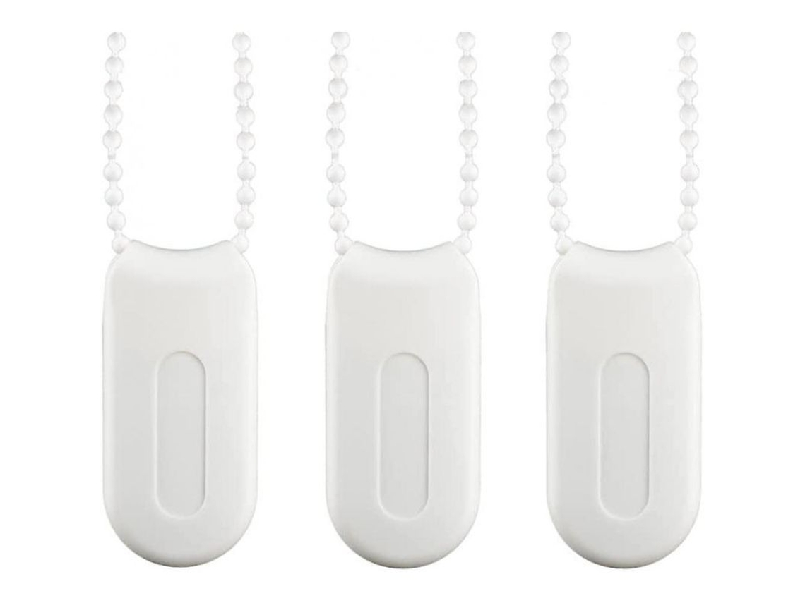 Rebe-pesas De Cordón De Plástico Para Persianas Verticales Y Cortinas, Mango De Seguridad, 3 Piezas, Blanco
