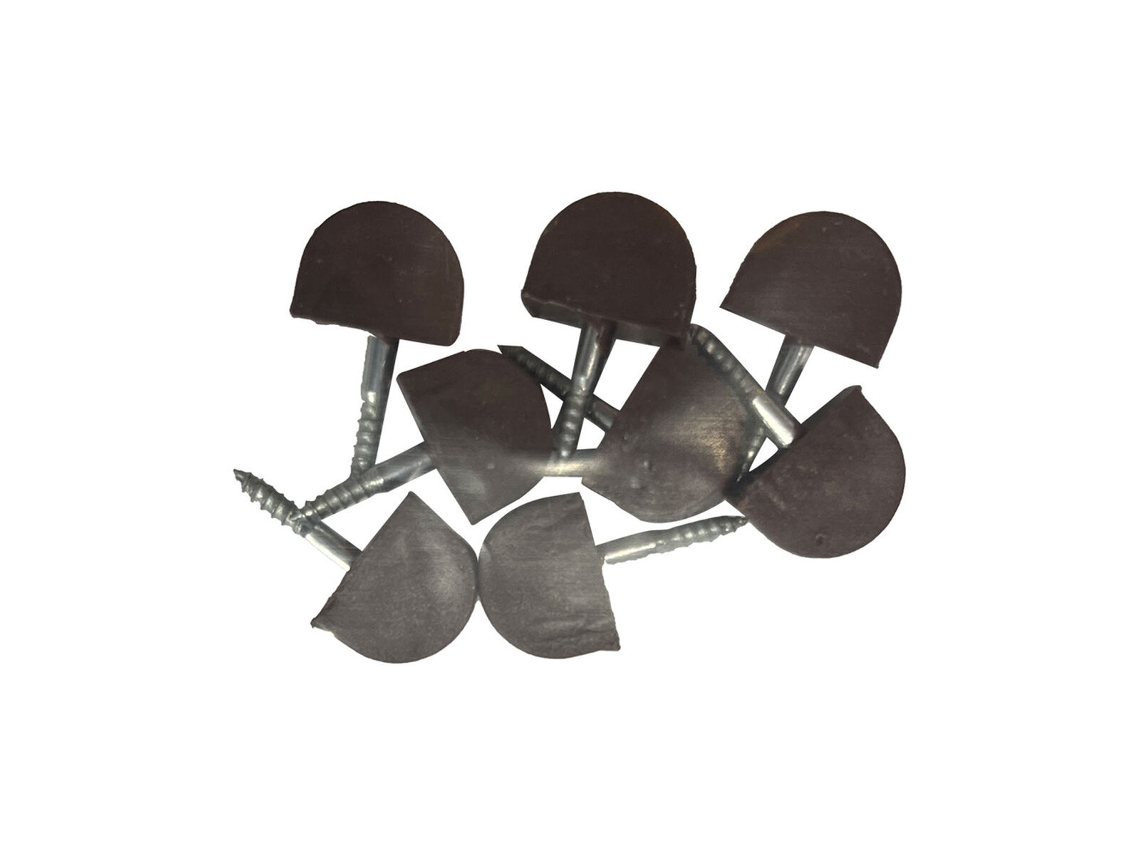 Soporte EDM Estantes Pequeño Redondo Marrón 8 Unidades